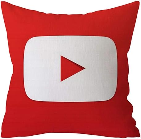 Alla Ricerca Della Stella Di Natale Youtube.Evwing Federa Per Cuscino Natalizio Motivo Facebook Youtube Decorazione Per Casa Matrimoni Natale Per Divano E Auto 8 45 X 45 Cm Amazon It Casa E Cucina