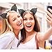 ETEREAUTY Headbands Lace Cat Ear Christmas Hairbands Hair Accessories for Women Girls Gift 2 Pieces