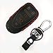 Coolbest 5 Buttons Smart Leather Key Fob Cover Case Remote Control Protector Keyless Entry Jacket Shell for Chevrolet 2016 2017 Malibu
