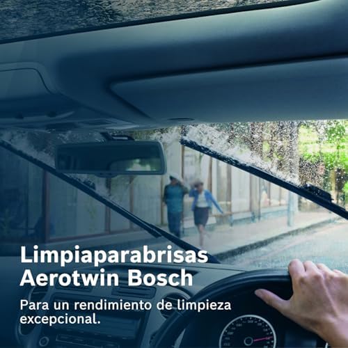 Aerotwin eAR 601 S Limpiaparabrisas Frontal - Set de 2 Escobillas de Recambio para más Seguridad al Conducir, con Adaptador Multi-Clip Premontado, 60 cm / 40 cm, Embalaje Fino y Compacto
