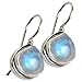 Sitara Collections SC982 Rainbow 925 Sterling Silver Earrings, Moonstone