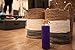ORIGIN - Best BPA-Free Glass Water Bottle With Protective Silicone Sleeve and Bamboo Lid - Dishwasher Safe – 22 Ounce (Ultra Violet)