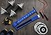 BFR BANDS QUAD Wrap Occlusion Training Bands For Legs & Calves, 3 Inch Wide BLUE Knee Wrap Style Bands, Blood Flow Restriction Bands Give Lean & Fast Muscle Growth without Lifting Heavy Weights