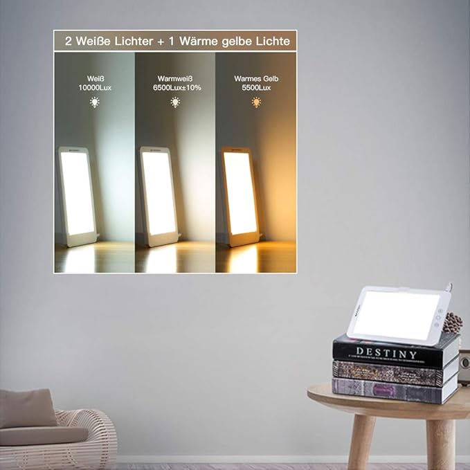 Lámpara de luminoterapia para tratamiento de Trastorno Afectivo ...