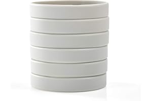 BRANDWINLITE Wholesale 6pcs/pack or 12pcs/pack Single Colors Blank Silicone Rubber Bracelets