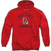Ball State University Official Bsu Cardinals Logo Unisex Adult Pull-Over Hoodie