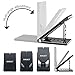 Wireless Charger, AXELECT Wireless Charging Stand Pad Charge for Samsung Galaxy Note 8 S8 Plus S7 Edge S7 S6 Edge Plus Note 5, Apple iPhone X iPhone 8 iPhone 8 Plus, (AC Adapter Not Included) (Black)