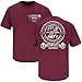 Mississippi State Football Fans. Tailgating in Starkville.. We've Never Lost A Party Maroon T Shirt (Sm-3X)