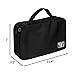 BAGSMART Travel Hanging Toiletry Cosmetic Bag Carry-on Makeup Organizer Portable Travel Kit Organizer, Black
