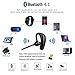 Hyvtom (New Version) Bluetooth Headset,Wireless Business Headphone,in-Ear Earbud with Mic,Compatible with iPhone Android Cell Phones, Hands Free Noise Cancelling Earphone for Driving,Running