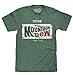 Tee Luv Retro Drink Mountain Dew Shirt - Distressed Mt Dew Logo T-Shirt (Small)