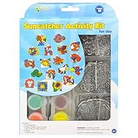 New Image Group SGP-08 Suncatcher Group Activity Kit, Fun Animal, 18-Pack