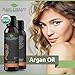 Plant Therapy Hair Therapy Moisturize & Protect Hair Oil 4 oz Organic Argan Oil 100% Pure and USDA Organic, First-Press, Virgin, For Face, Hair, Skin, Nails and Cuticles