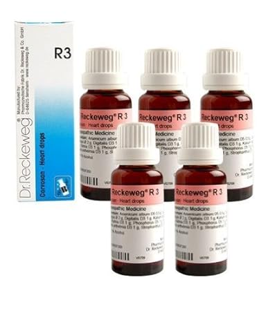 Amazon.com: 5 x Dr. reckeweg-germany r3- corazón gotas ...