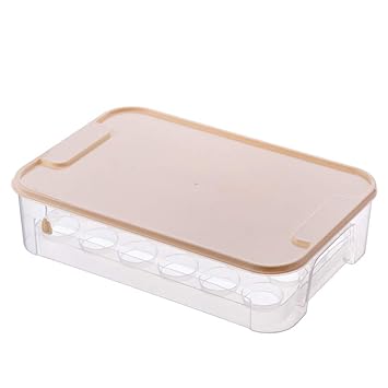 WISREMT Nevera Huevera Huevera Huevo Bandeja de huevos (Caja de 24 ...