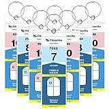 Cruise Tags, Narrow Luggage Etag Holder Zip Seal Steel Loops for Royal Caribbean and Celebrity Cruises 8 Pack