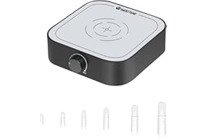 WEST TUNE 3000rpm Magnetic Stirrer Mixer with 7pcs Stir Bar Set, Brushless DC Motor Max 3000ml Electric Magnetic Stir Plate Mixer （No Heating)