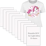 amazoncom printable htv heat transfer vinyl for inkjet printers iron