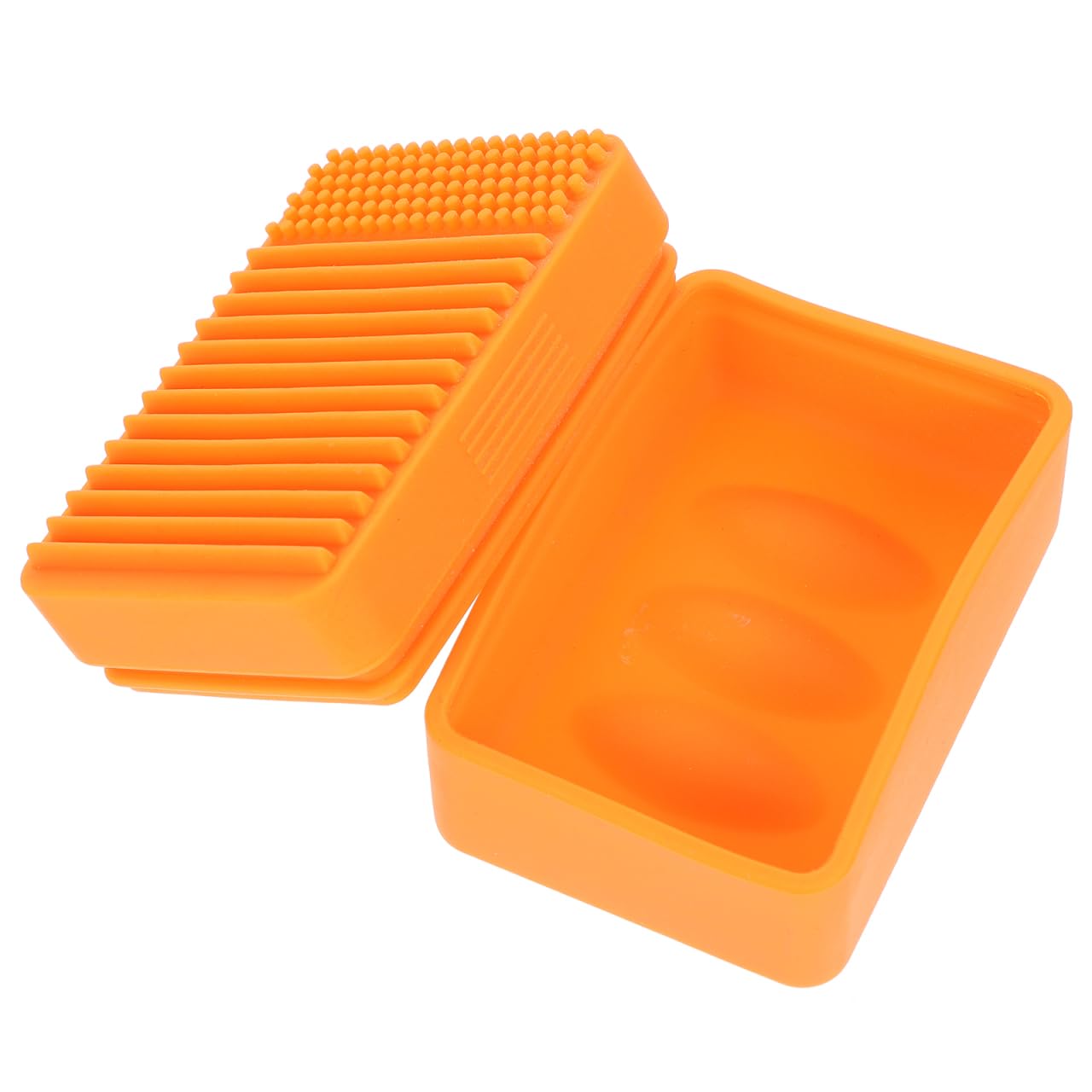 Homoyoyo Box Silicone Soap Dish Shampoo Travel Container Strip Holder Silicone Holder Camping Soap Holder Sponges Tray Bar Soap Box Bathroom Soap Box Soap Case Box Travel Soap Container