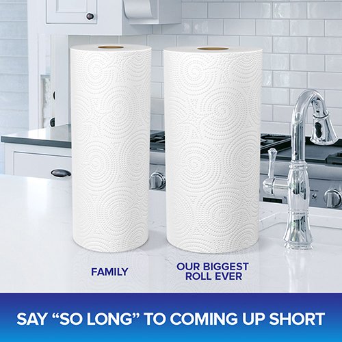 Sparkle Paper Towels, 18 Double Rolls, White, PickaSize Sheets