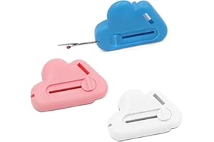 Armilem 3Pcs Magnetic Seam Guide for Sewing Machine with Seam Rippers, Multifunctional Hemmer Guide with Scale, Stitch Remover Tool, Universal Sewing Accessories and Supplie