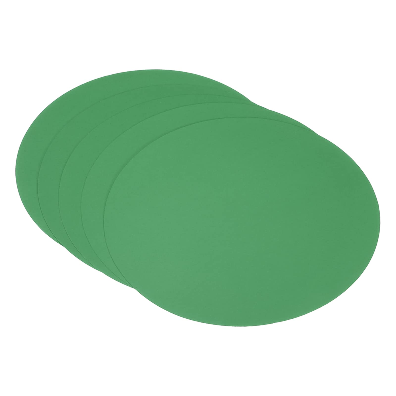 PATIKIL 9.8-inch Round Cardboard Paper, 25 Pcs Blank Disc Circles Slices for Party Decorations DIY Craft Arts Drawing Painting Writing, Green