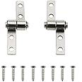 360 Degree Torque Hinge E-outstanding 1Set Torque Friction Type Positioning Hinges with Mounting Screws