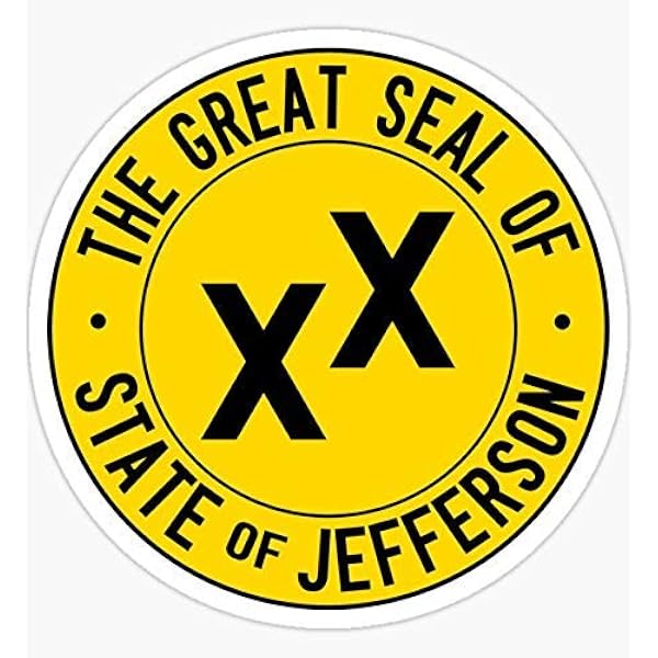 AWESOMETIVITY State Of Jefferson Decal - Vinyl Window Sticker, Make California Free Again, 5.12" - View #4