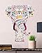 GSS Designs Wall Art Stencil (12x16Inch) - Mandala Elephant Wall Stencil - Vibrant Floral Pattern for Home Wall Decor (SL-059)