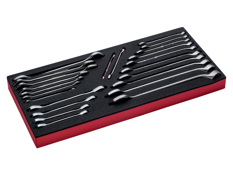 Bahco 23‑Piece Metal Tool Chest with Foam Liner, Aviation Wrench Set