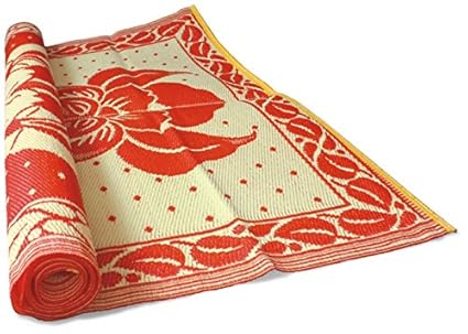 Alpha Big (4 X 6 Ft), Reversible Plastic Mat/Chatai/Chataee/Chataai, for Home, Kids Play, Living Room, Garden, Bedroom Floor: Double Bed Size