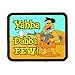 Yabba Dabba Pew Flintstones PVC Morale Patch - Hook Backed with Loop Piece by NEO Tactical Gear