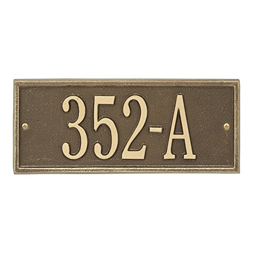 3 Whitehall+Personalized+Metal+Address+Plaque