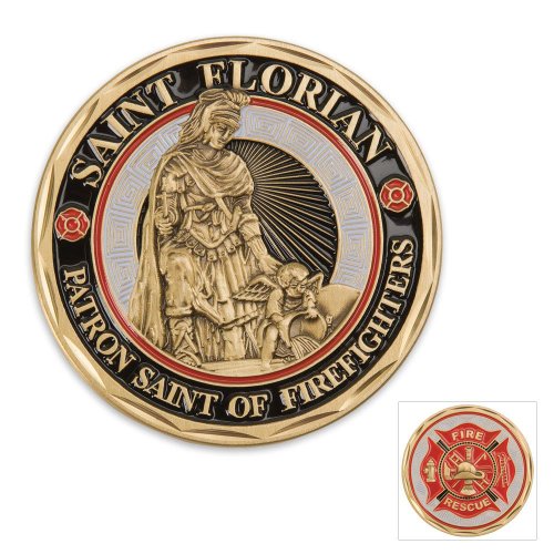 Collectible Saint Florian Fire Dept. Coin