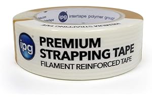 IPG Premium Strapping Tape, 1.41" x 60 yd (Single-Roll), Natural