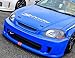 ModifyStreet Black ABS Plastic JDM Mesh Sport Grille for 96-98 Civic EK LX/DX/EX/Si