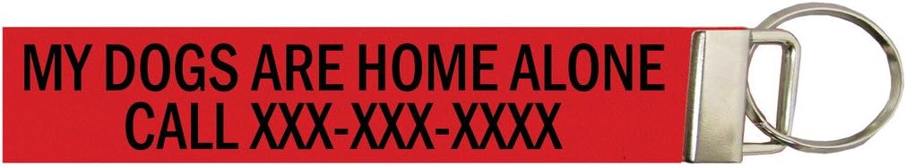 Northern Safari Custom 5" Emergency Keychain Name tag for Your Pet! Over 50 Camo/Solid Fabrics to Choose! Same Day Ship! Made in The USA!