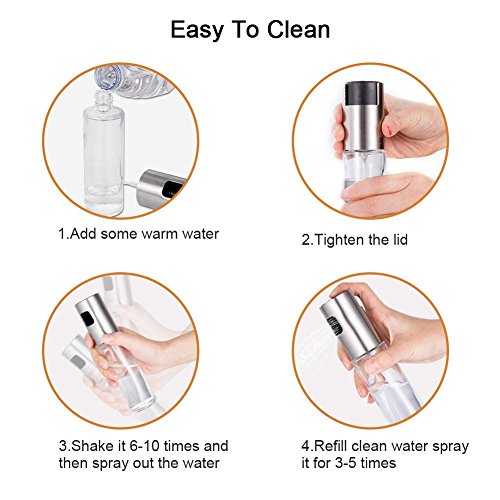 image for LayYun Olive Oil Sprayer Dispenser for cooking, Food-grade Glass Oil S