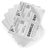 PackingSupply Shipping Labels with Self Adhesive, for Laser & Inkjet Printers, 8.5 x 5.5 Inches, White, Pack of 200 Labels