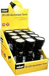 Rolson 61671 28 LED Aluminium Torch 100 Lumens 3AAA Batteries Wrist Strap view 3