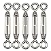 DYWISHKEY M4 Stainless Steel 304 Eye & Eye Turnbuckle Wire Rope Tension (5Pcs)