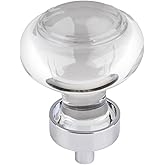 Jeffrey Alexander G120PC Harlow Collection Knob, Polished Chrome