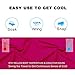 Balhvit Cooling Towel, Cool Towel for Instant Cooling Relief, Chilling Neck Wrap, Ice Cold Scarf For Men & Women, 40x12'', Microfiber Bandana - Evaporative Chilly Towel For Yoga Golf Travel Beach