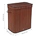 HOMFA Bamboo Laundry Hamper (Coffee)