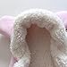 Baby Swaddle Blanket Sleep Sack - GreForest Thick Fleece Swaddling Blankets Seperated Legs Soft Warm For Bath, Air-conditioned, Autumn, Winter with Velcro, Cute Bear Ear Hood (Pink Heart, 0-3 Months)