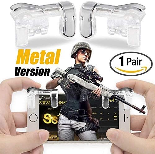 India FabricationPubg Gaming Joystick for Mobile, Trigger for Mobile Game Controller, Fire Button Assist Tool (Metal)