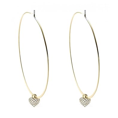 michael kors whisper hoop earrings