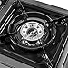 STKUSA Portable Cassette Butane Double Gas Stove Dual Burner Outdoor Camping Dual-Burner, Blackthumb 3