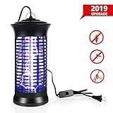 BUGMASTER UV Insect Killer, 2019 New Upgrade Bug Zapper, Electric Mosquito Killer lamp with Hanging and Switch, Best Indoor Mosquitoes/Moths/Insect Zapper for Bedroom,Kitchen and Office etc.