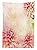 Dahlia Flower Decor Tablecloth Stain Vintage Dahlia Roots Herbs Seed Aged Murky Decorative Print Dining Room Kitchen Rectangular Table Cover Light Orange Red